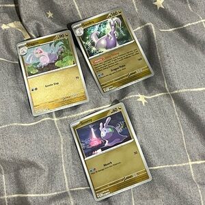 Pokemon Goomy 66/86 Sliggoo 67/86 Goodra 68/86 Chaos Rising Reverse Holo Cards